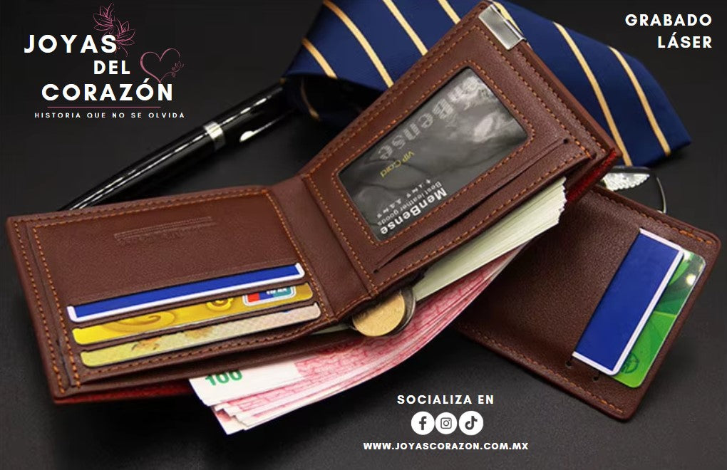 Cartera con Tarjetero ¡Personaliza!