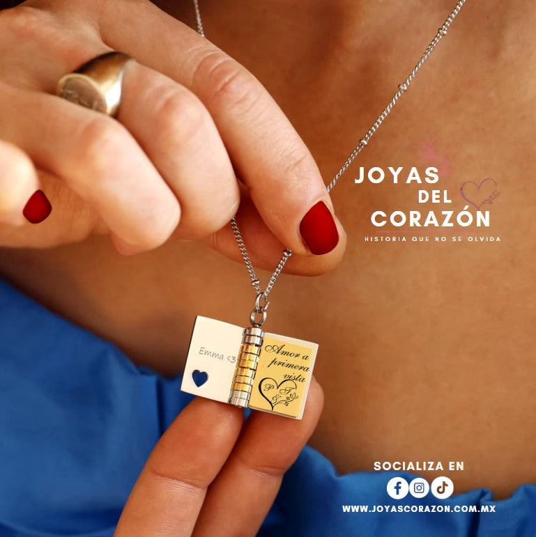 Collar de Libro - ¡Personaliza!