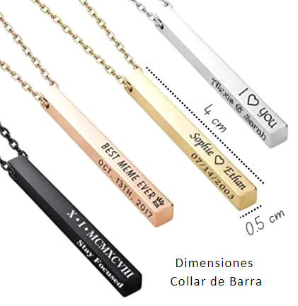 Collar de Barra ¡Personaliza!