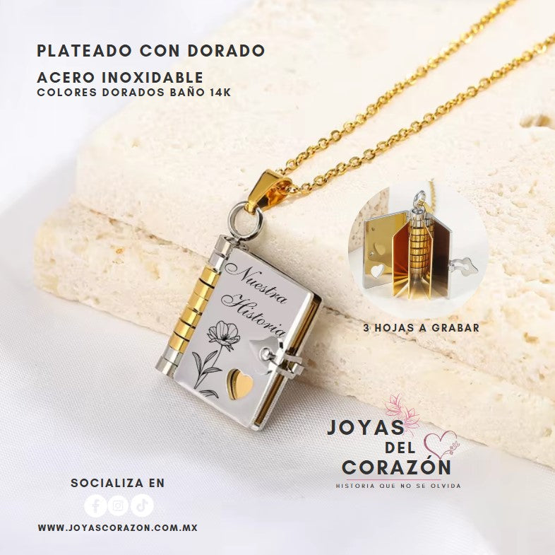 Collar de Libro - ¡Personaliza!