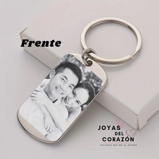 Llavero de Placa - ¡Personaliza en Láser!