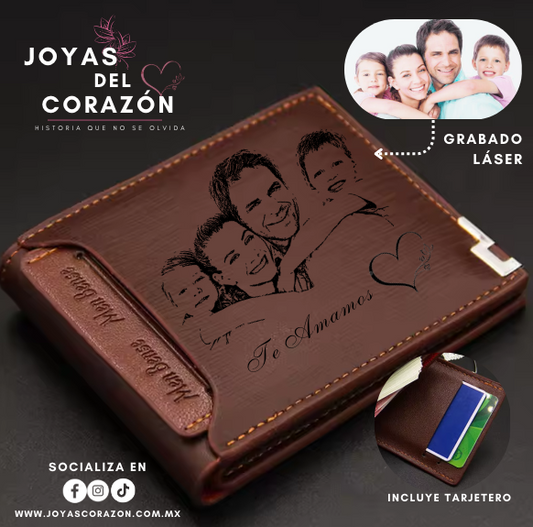 Cartera con Tarjetero ¡Personaliza!