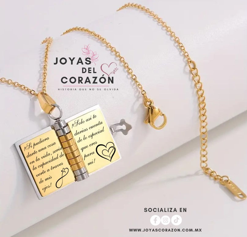 Collar de Libro - ¡Personaliza!
