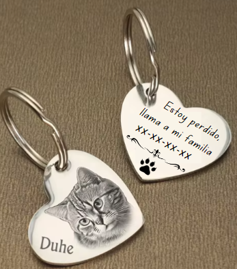 Placa de Mascota ¡Personaliza!
